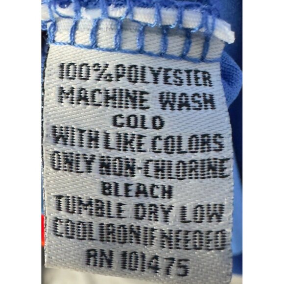 J. America Athletic Florida Gators Polo Shirt Mens XXL Blue & Orange Polyester - Picture 10 of 10